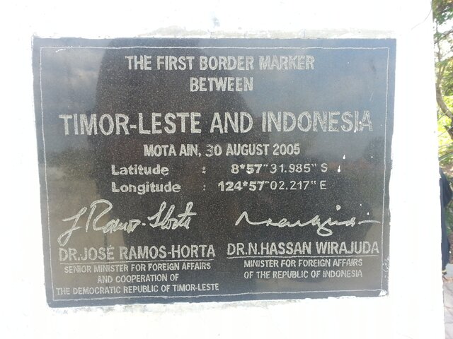 Frontière Timor Indonésie